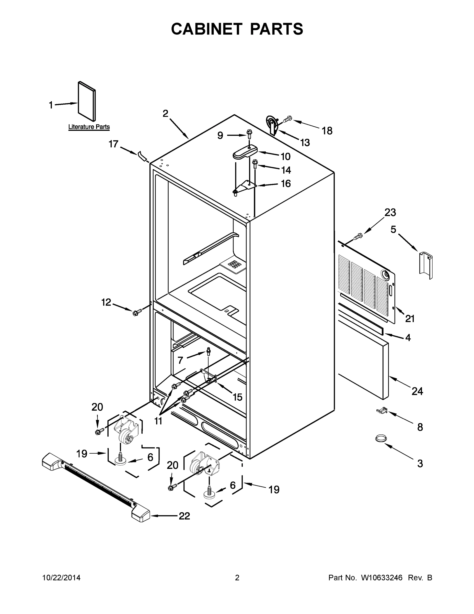 02 - CABINET PARTS