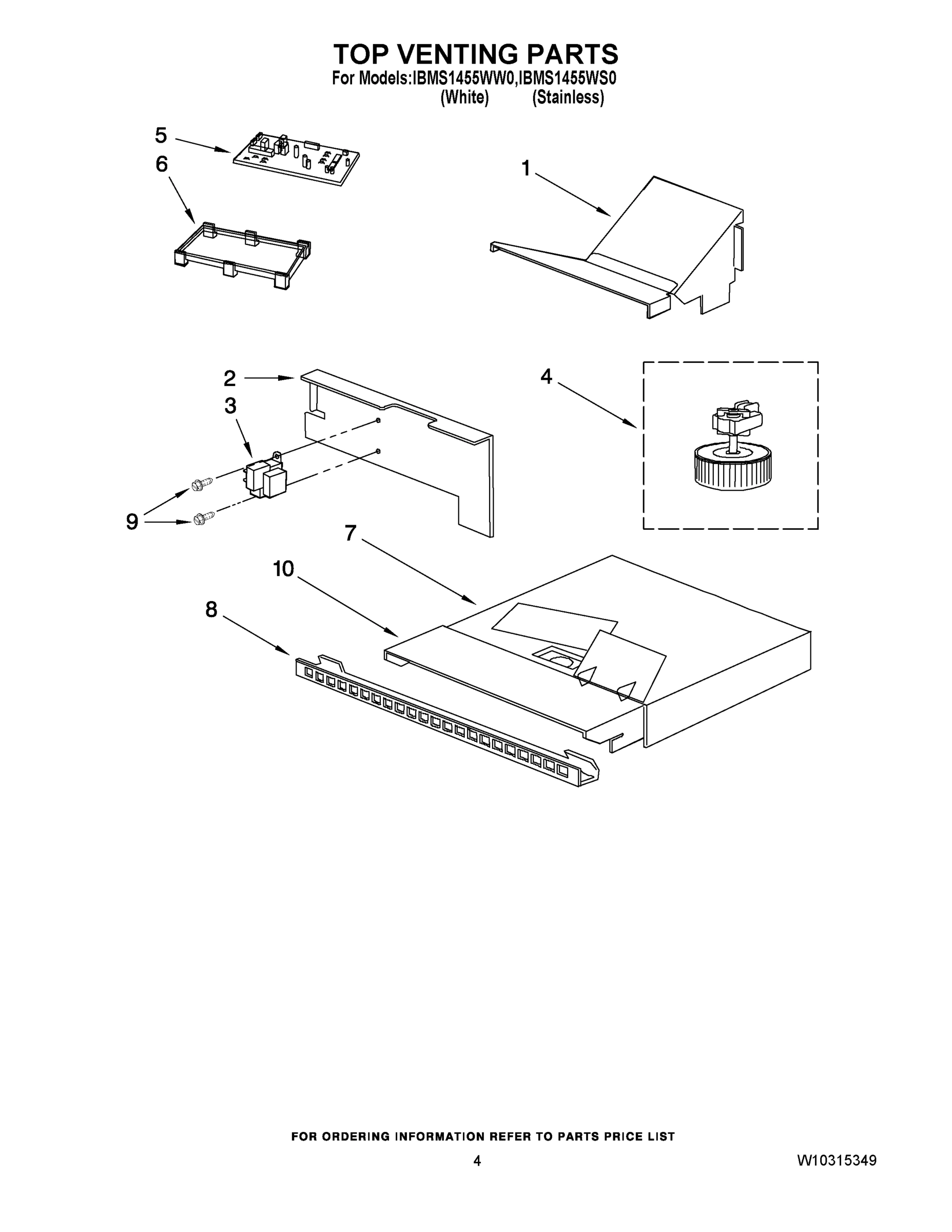 04 - TOP VENTING PARTS