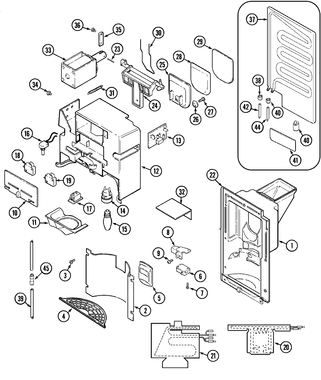 07 - ICE & WATER DISPENSER