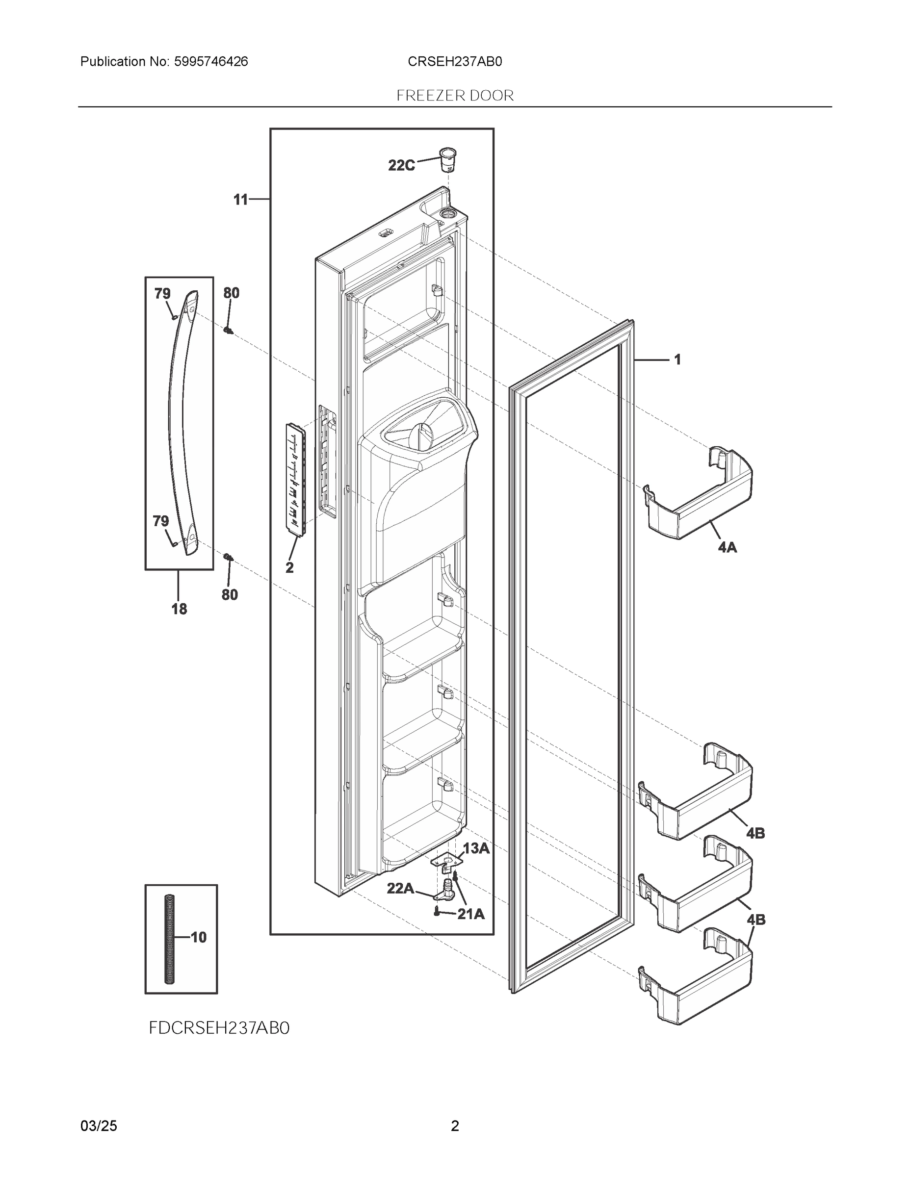 02 - FREEZER DOOR