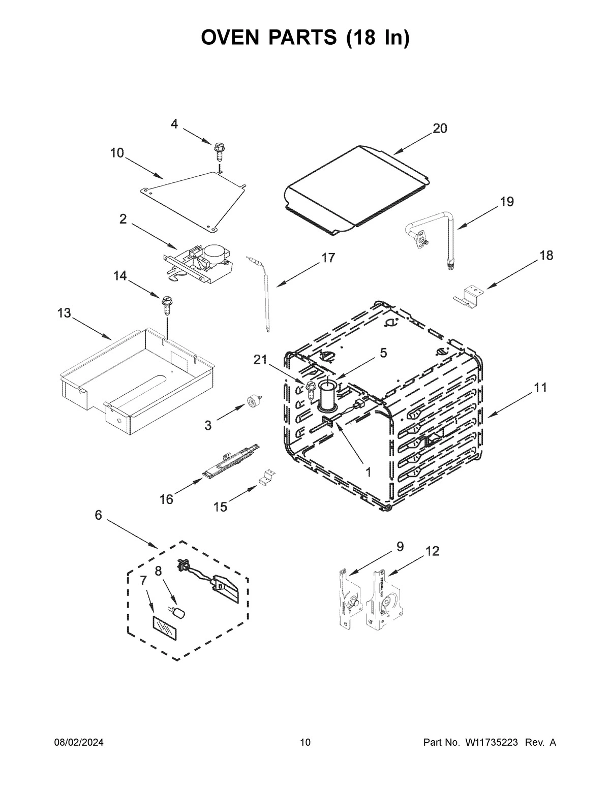 06 - OVEN PARTS (18 IN)
