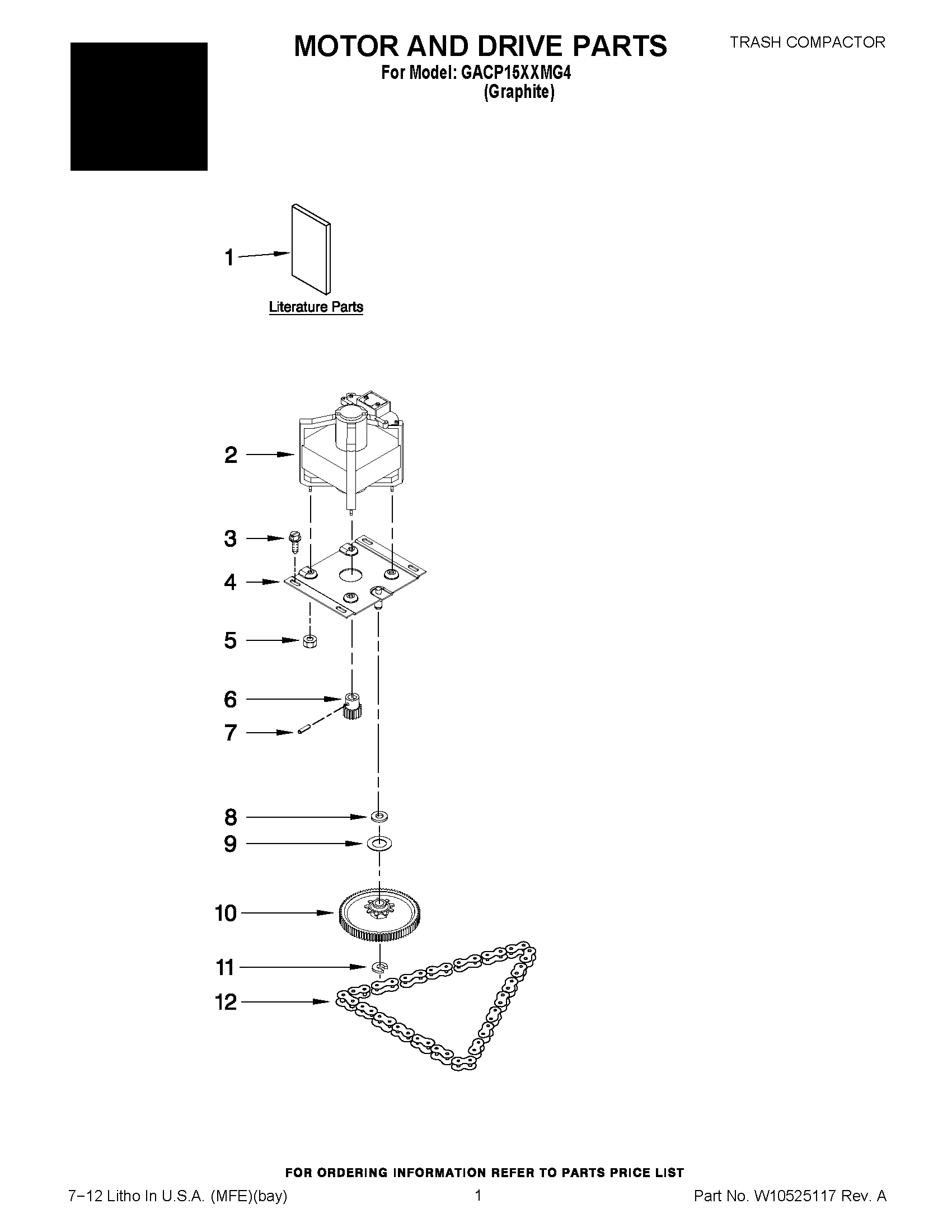 01 - MOTOR AND DRIVE PARTS