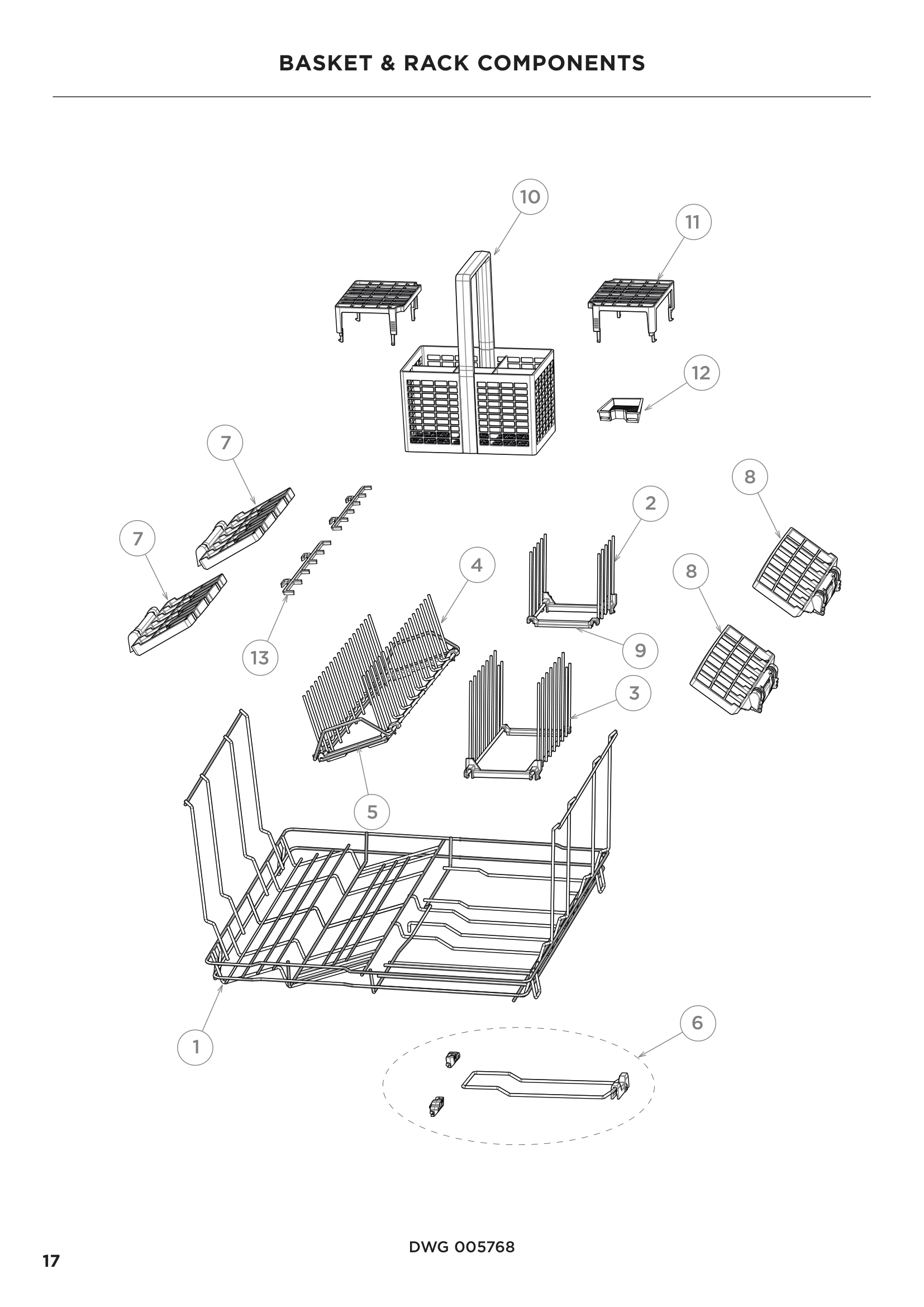 BASKET & RACK COMPONENTS