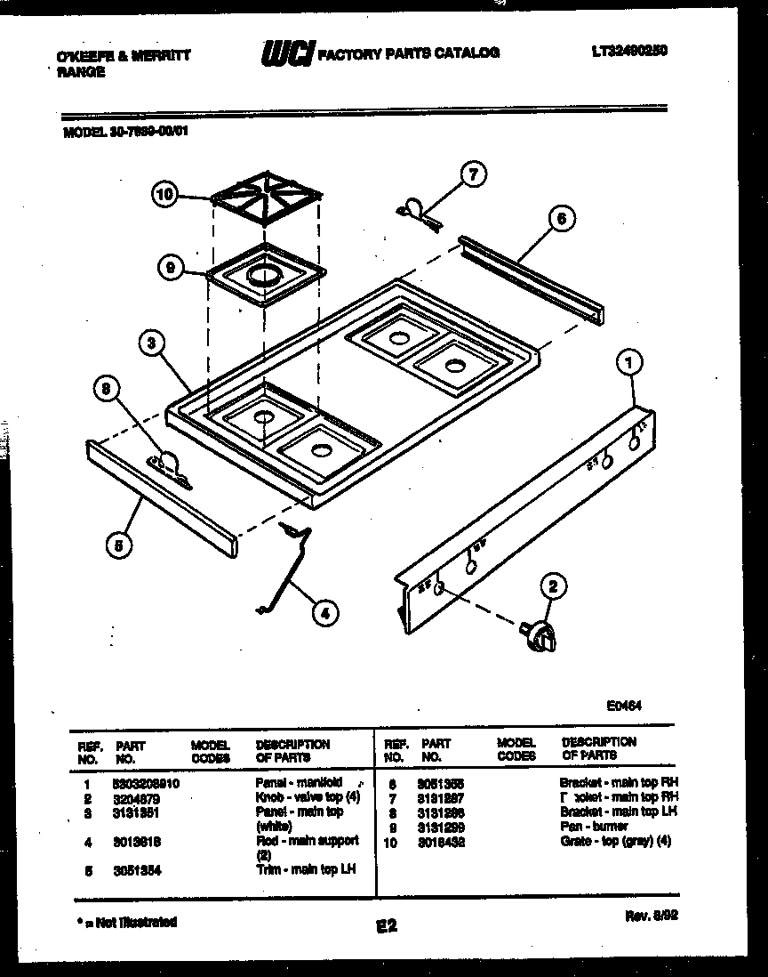 03 - COOKTOP PARTS