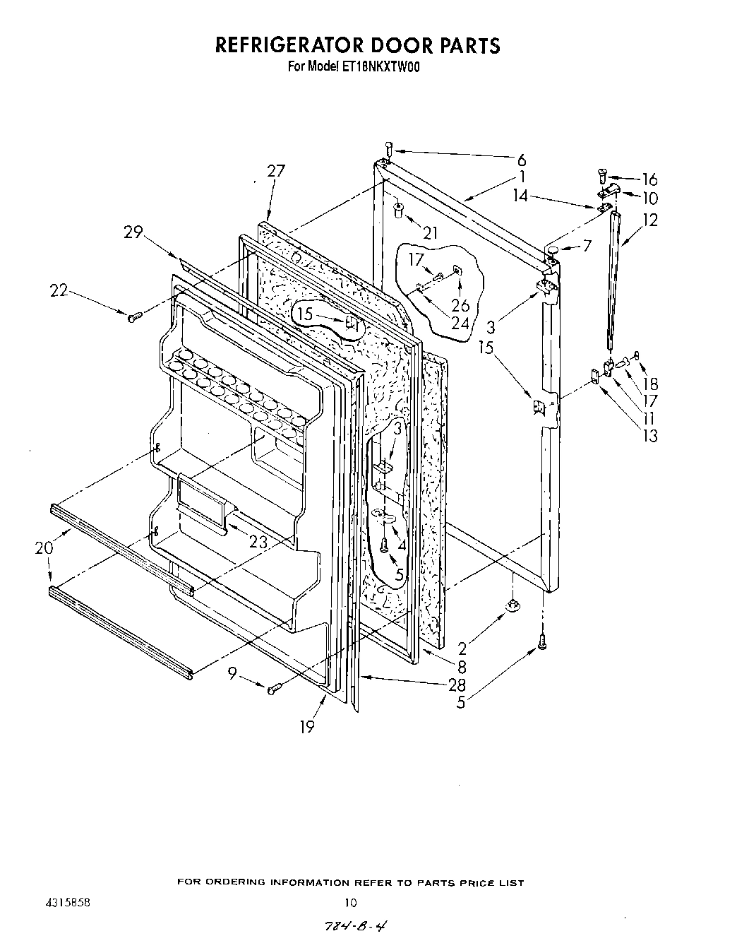 08 - REFRIGERATOR DOOR , LIT/OPTIONAL