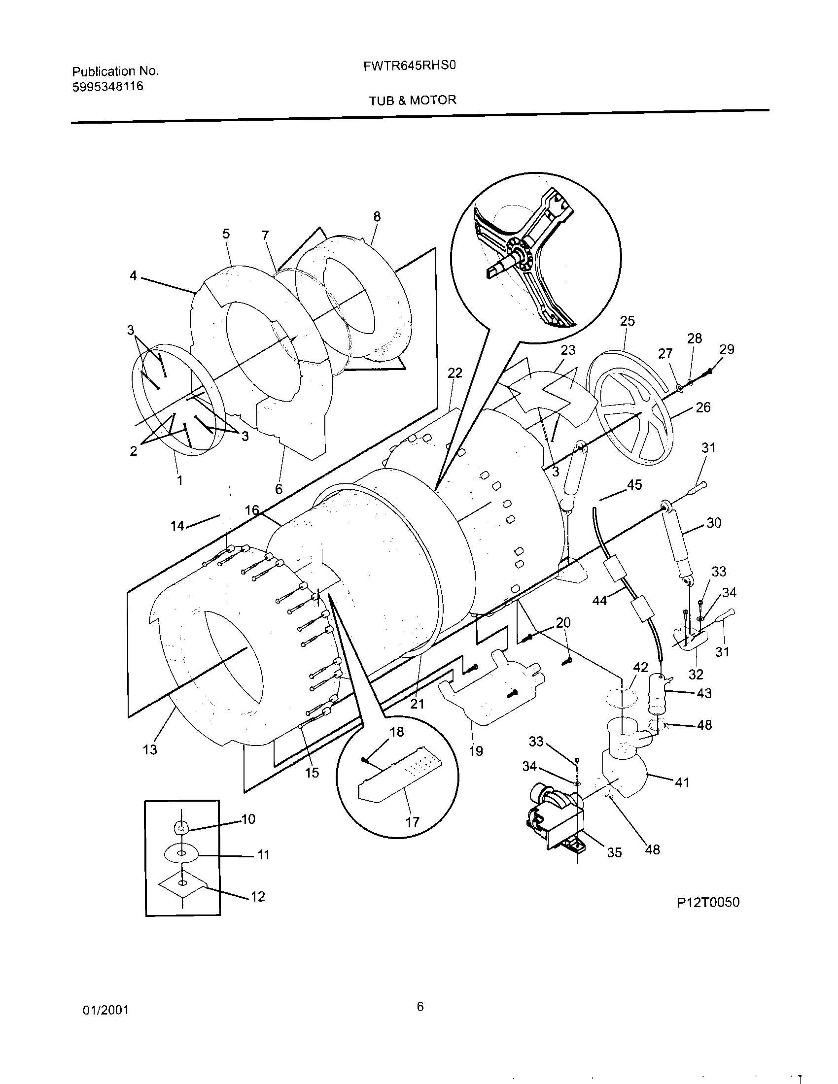 07 - WSHR TUB,MOTOR