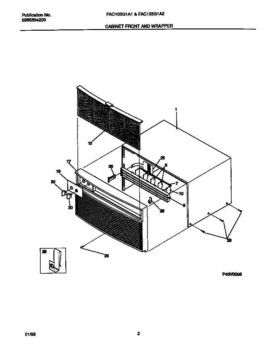 02 - CABINET  FRONT  AND  WRAPPER