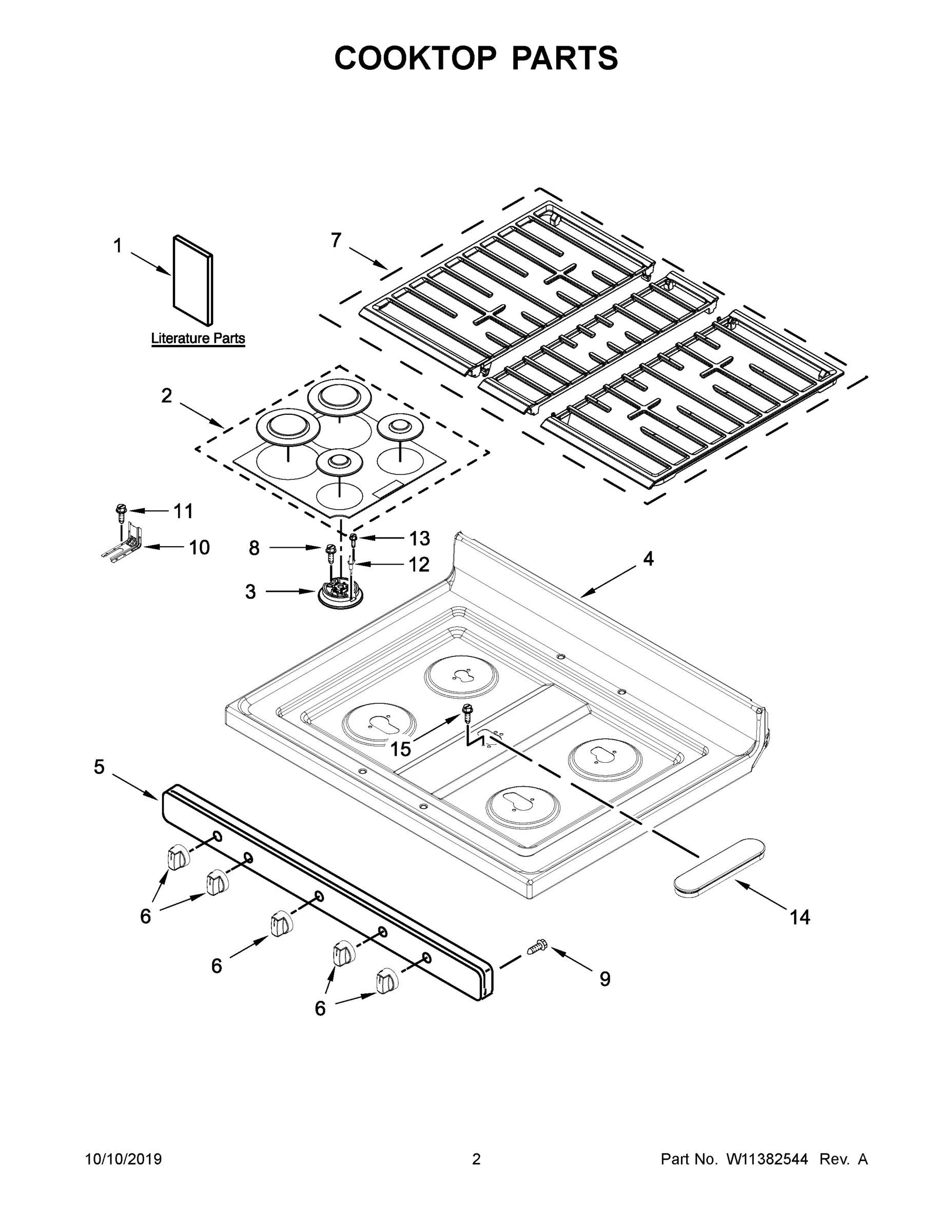 02 - COOKTOP PARTS