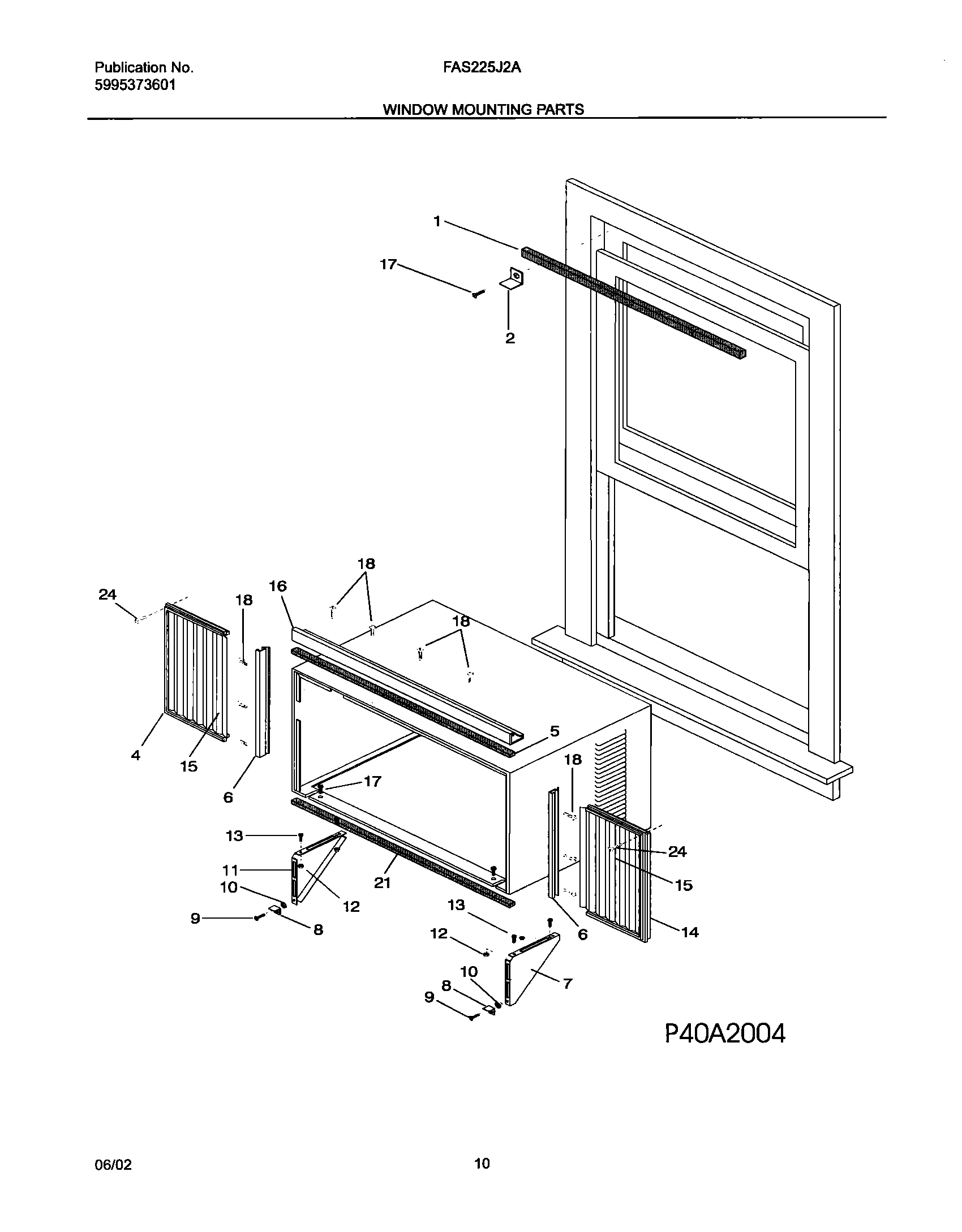 11 - WINDOW MOUNTING PARTS