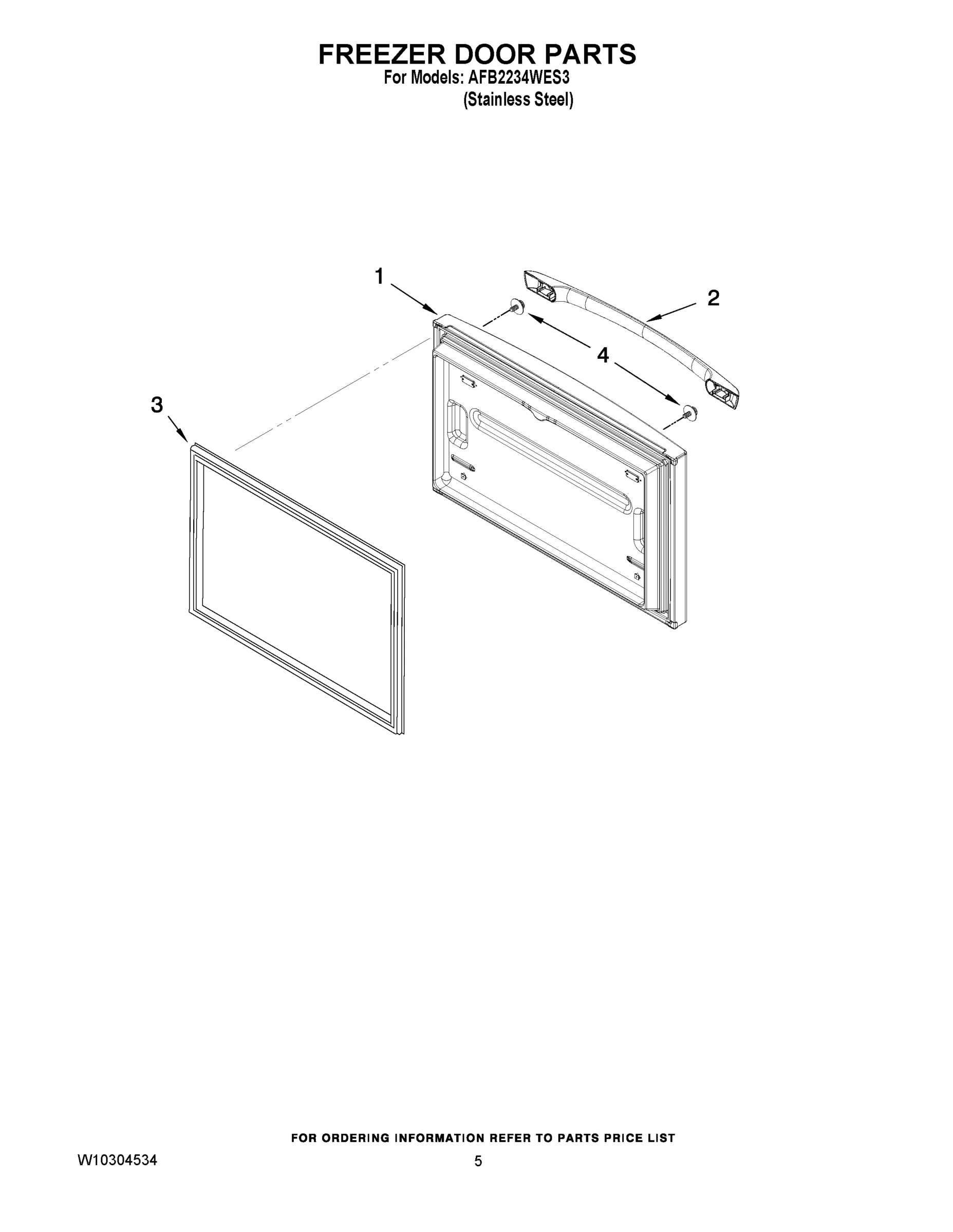 03 - FREEZER DOOR PARTS