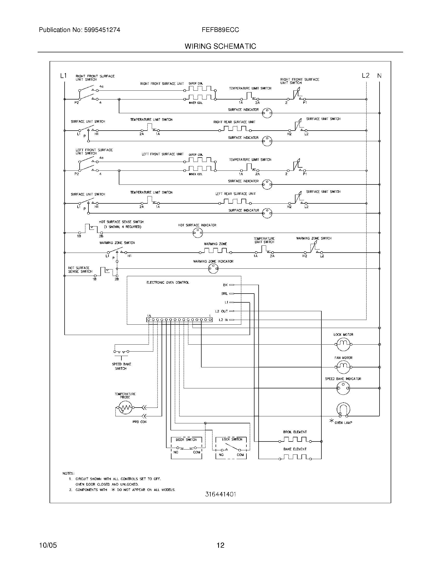 12 - WIRING SCHEMATIC