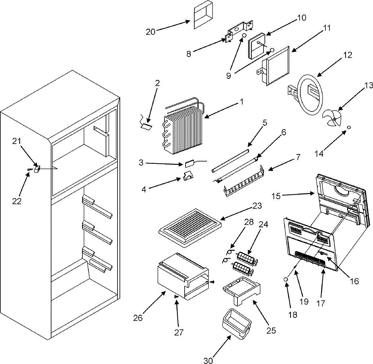 02 - FREEZER COMPARTMENT