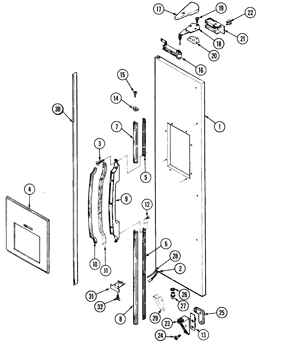 03 - FREEZER OUTER DOOR