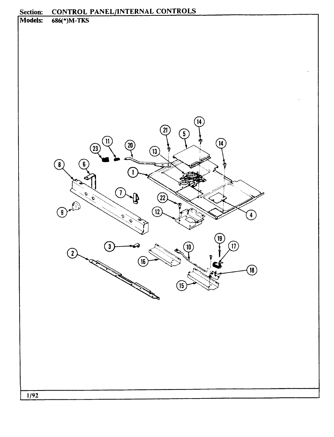03 - CONTROL PANEL/INTERNAL CONTROLS