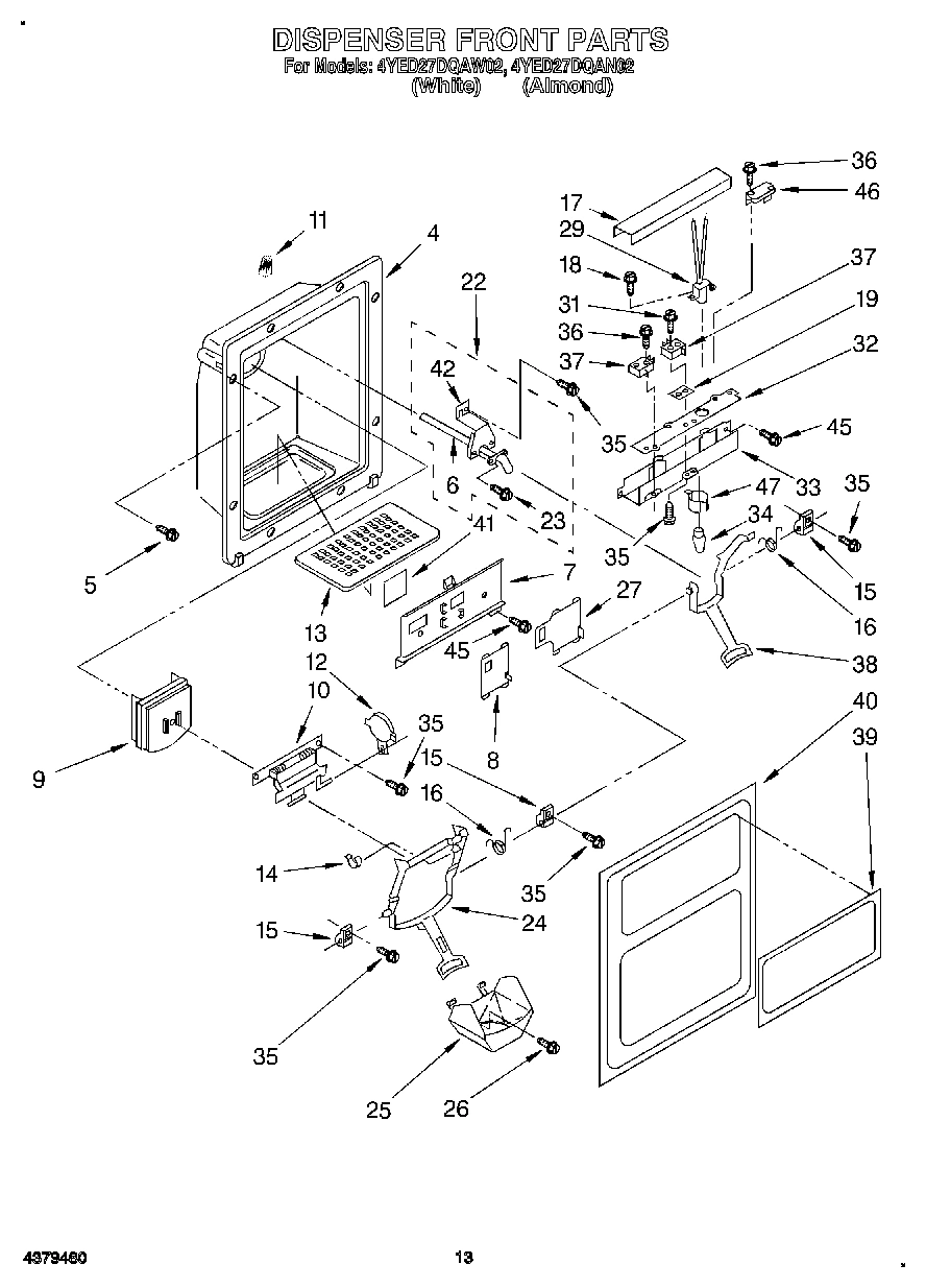 08 - DISPENSER FRONT