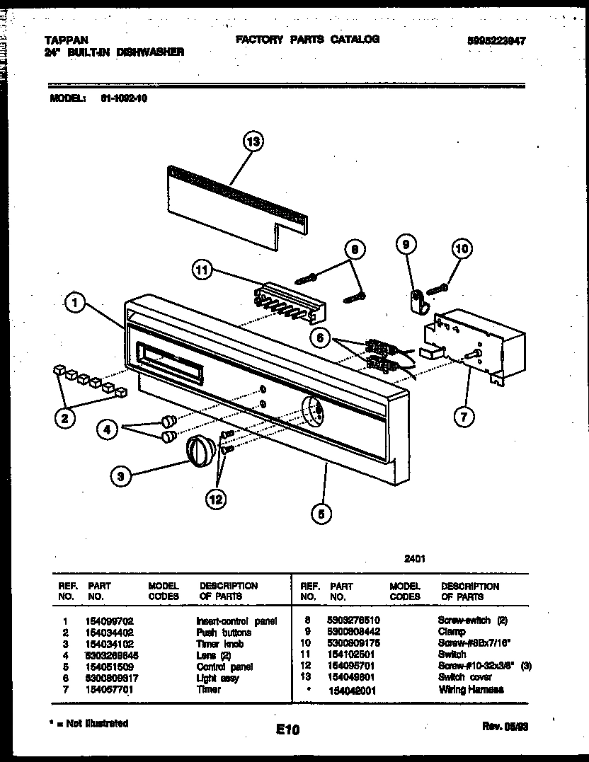 02 - CONSOLE AND CONTROL PARTS