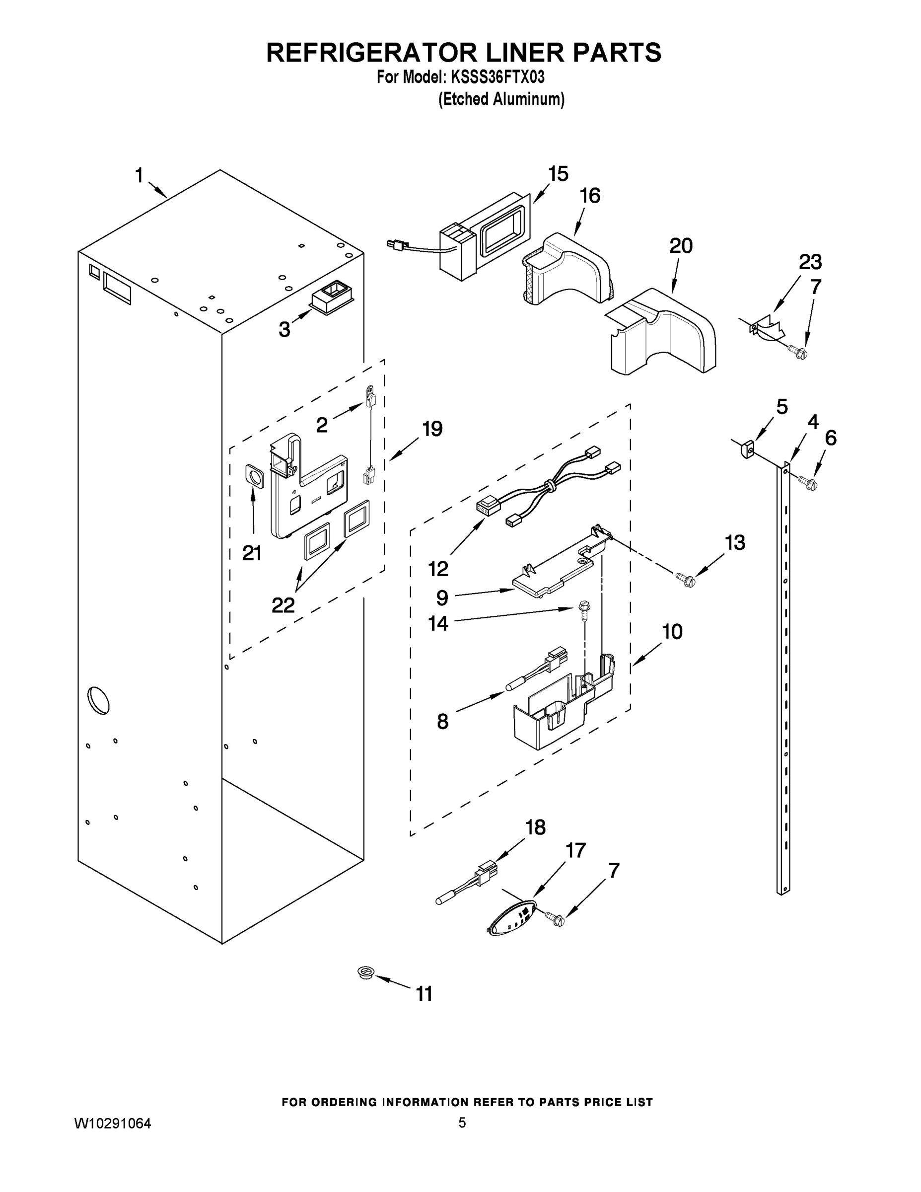04 - REFRIGERATOR LINER PARTS