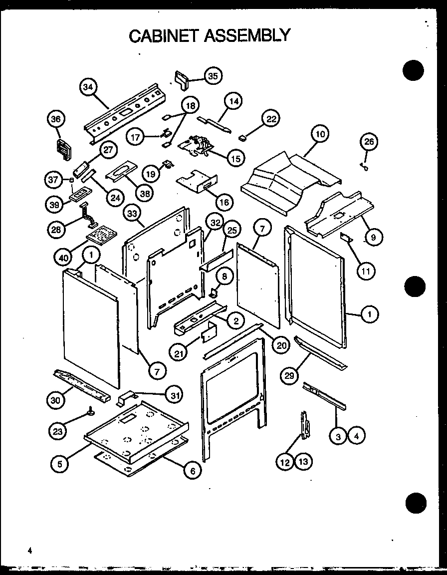 02 - CABINET ASSY