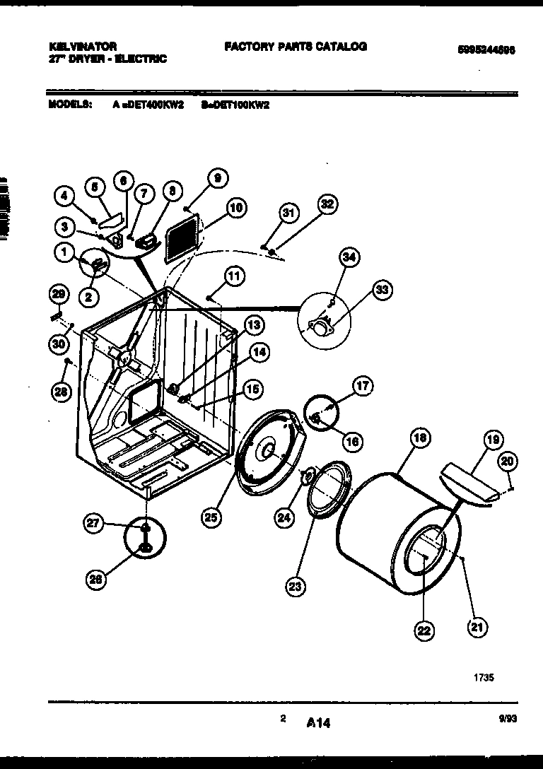 02 - CABINET AND COMPONENT PARTS