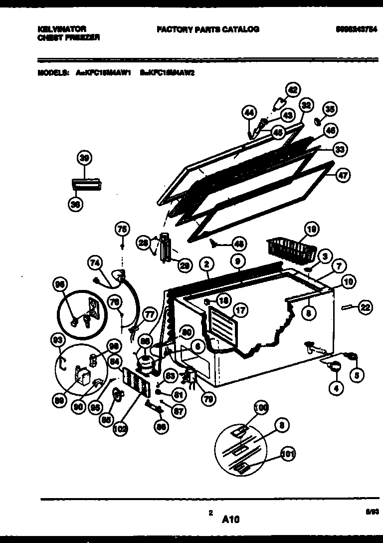 02 - CHEST FREEZER PARTS