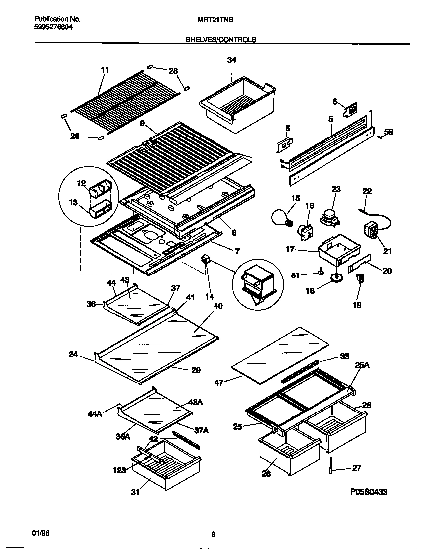 04 - SHELVES/CONTROLS