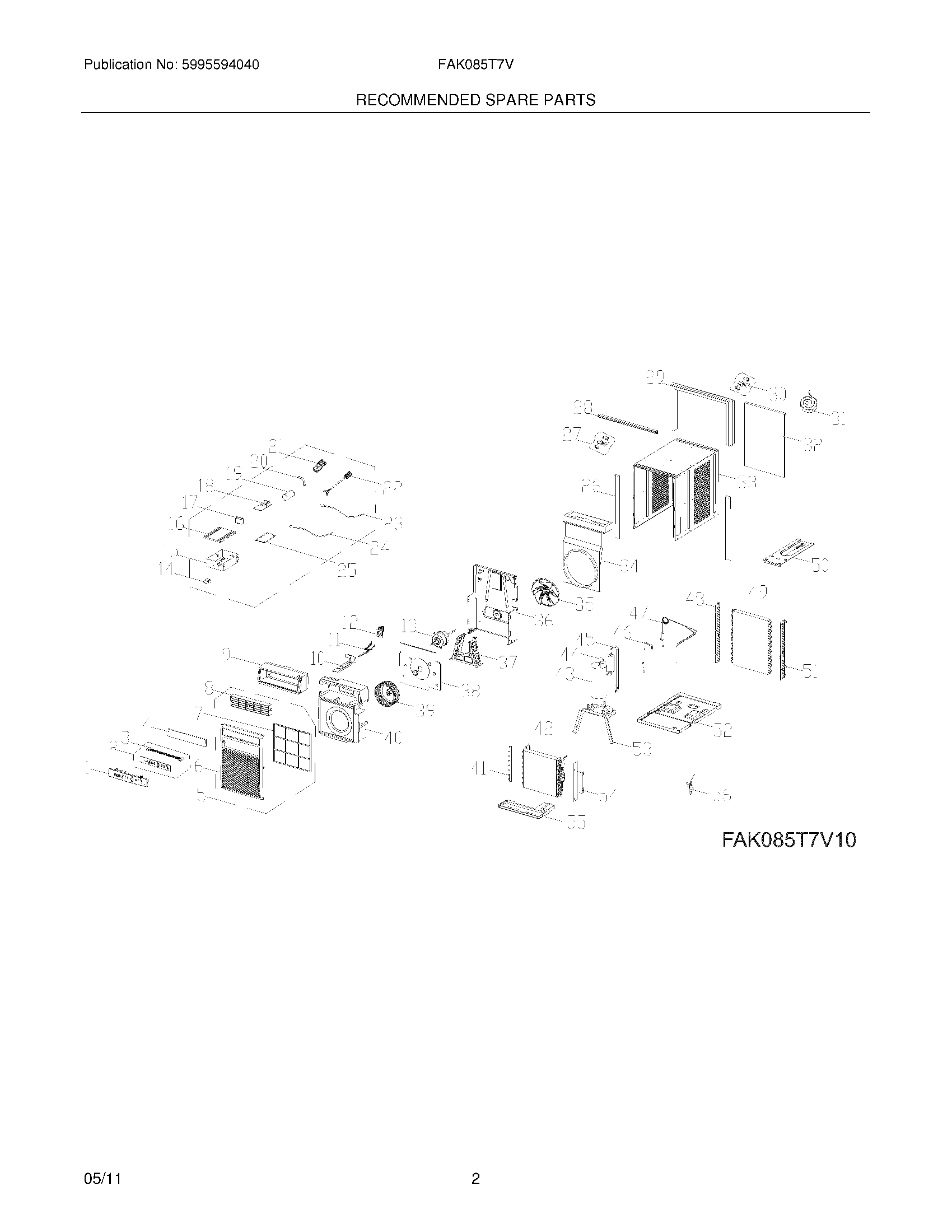 03 - RECOMMENDED SPARE PARTS