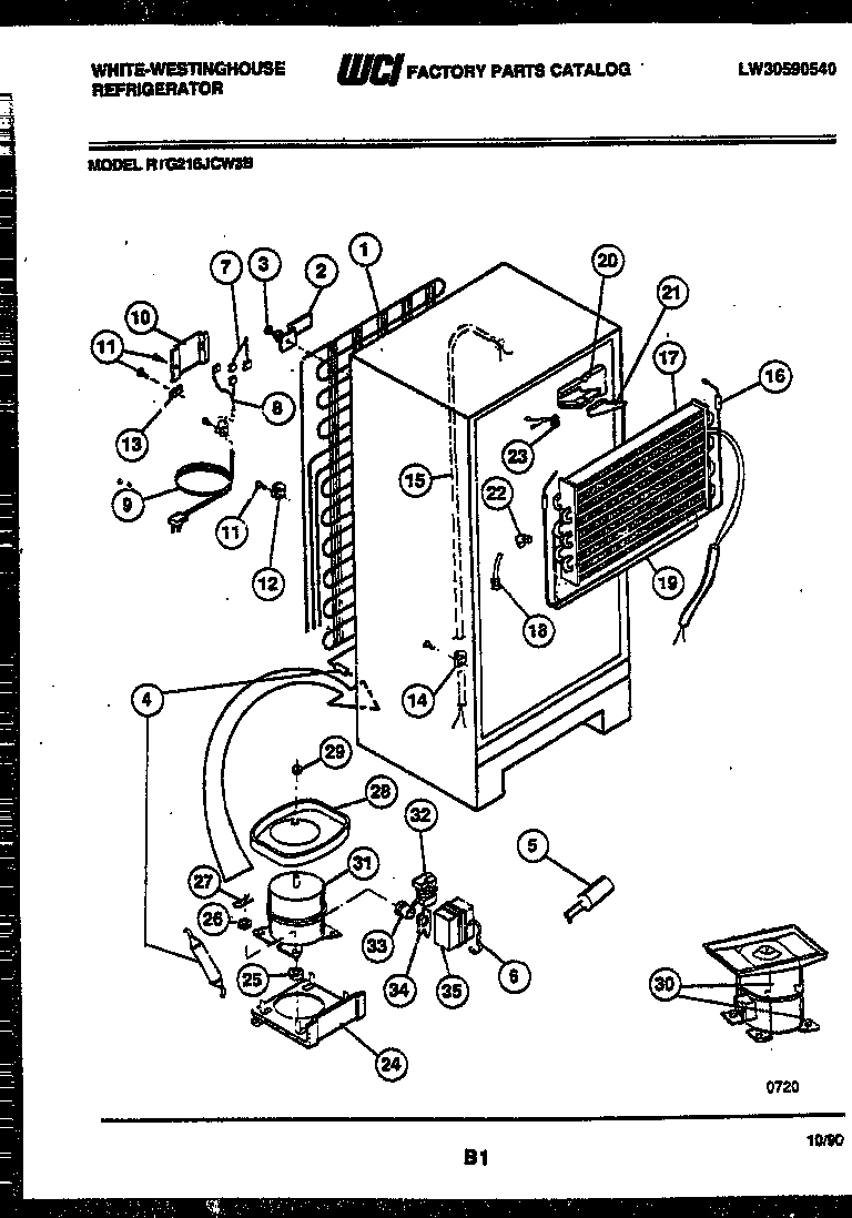 05 - SYSTEM AND AUTOMATIC DEFROST PARTS