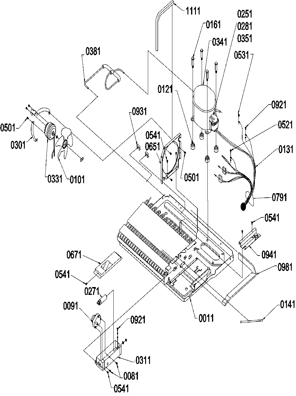 10 - Machine Compartment & Muffler Assy