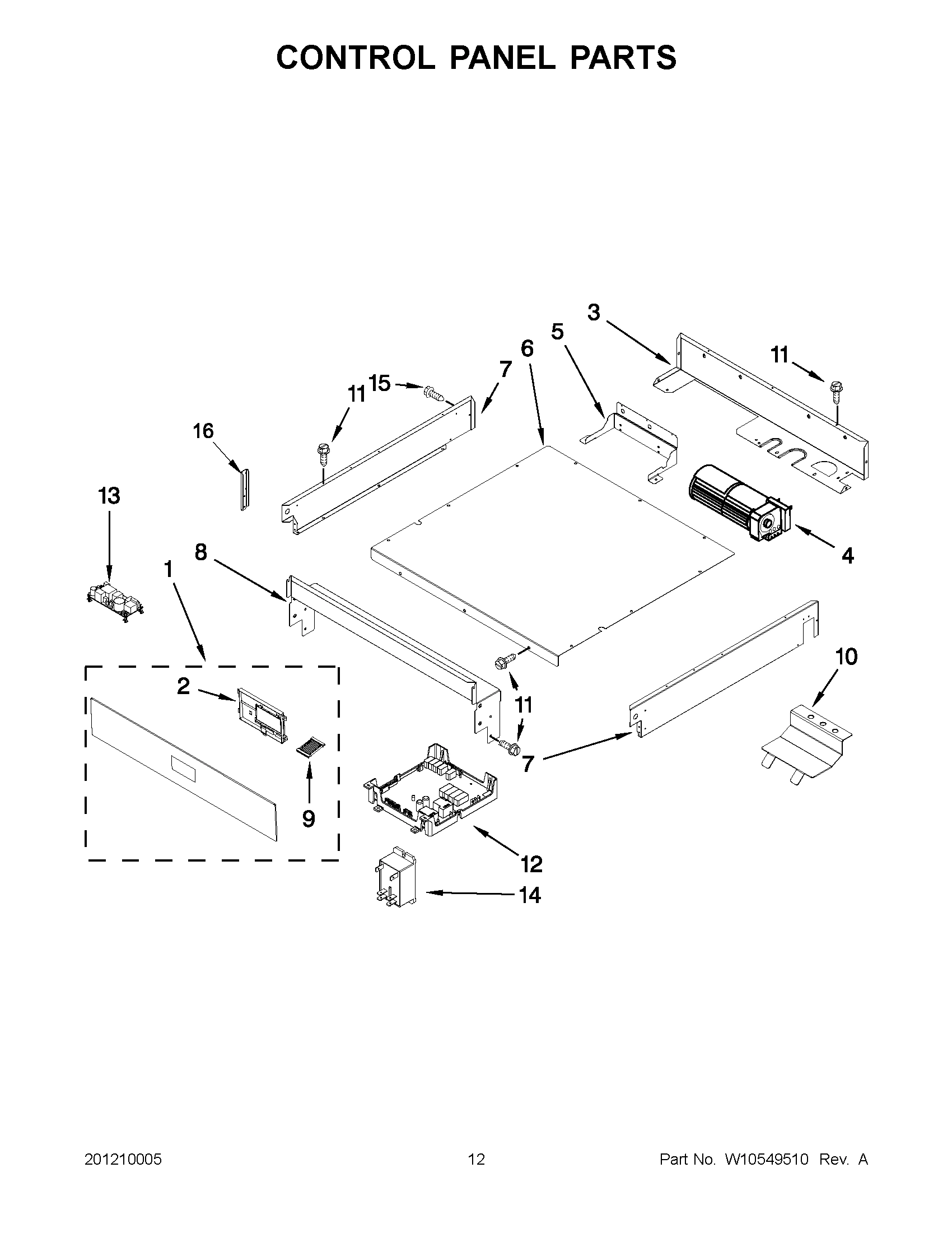 06 - CONTROL PANEL PARTS