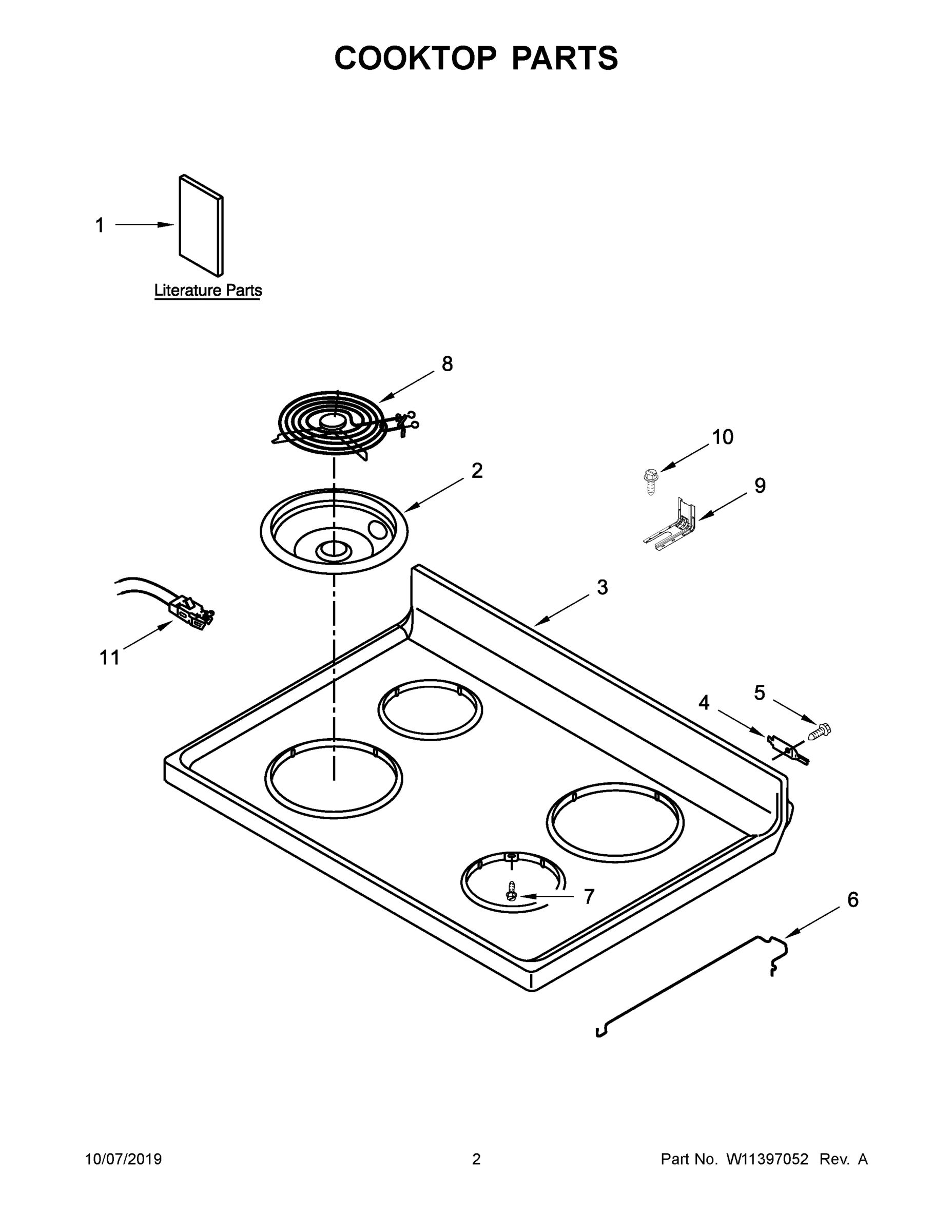 02 - COOKTOP PARTS
