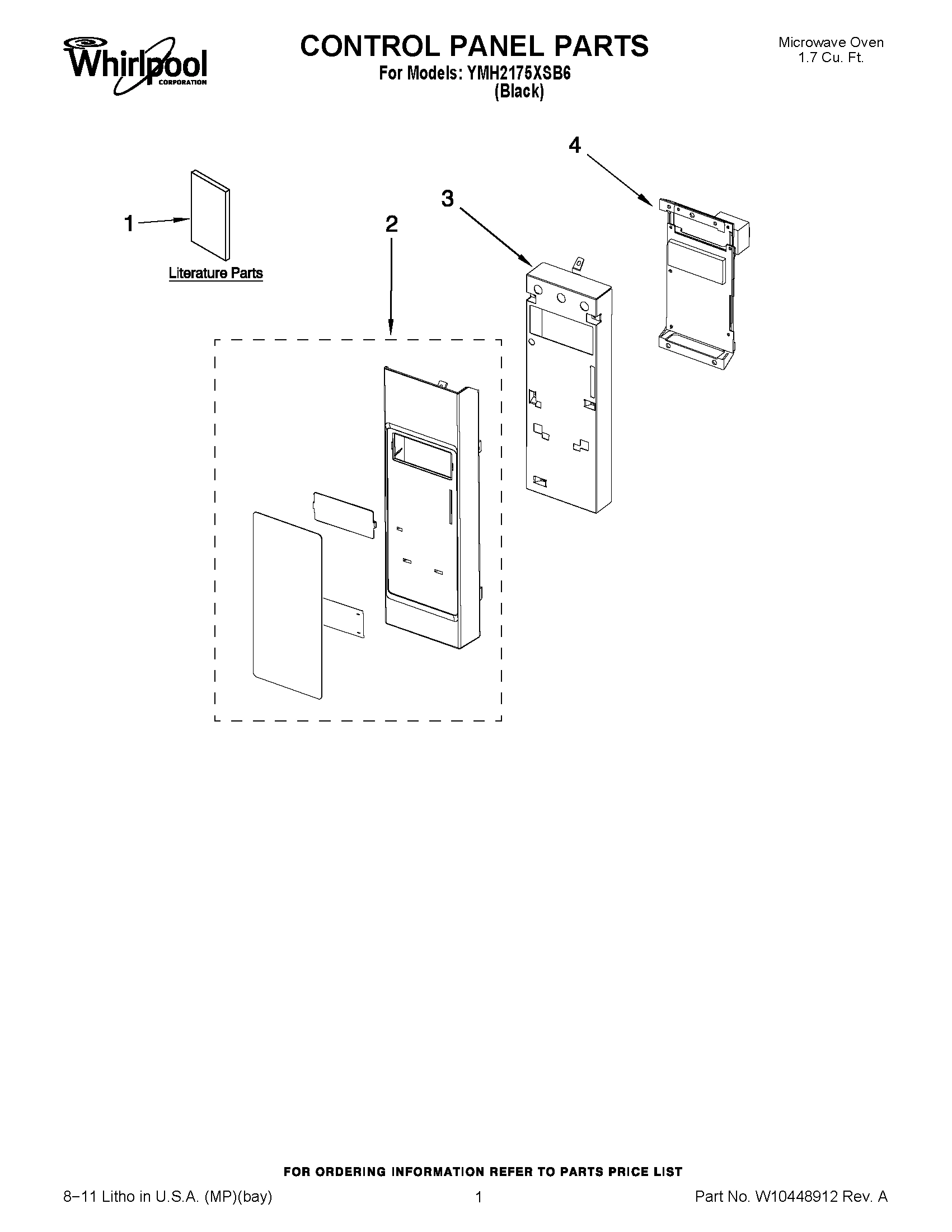 01 - CONTROL PANEL PARTS