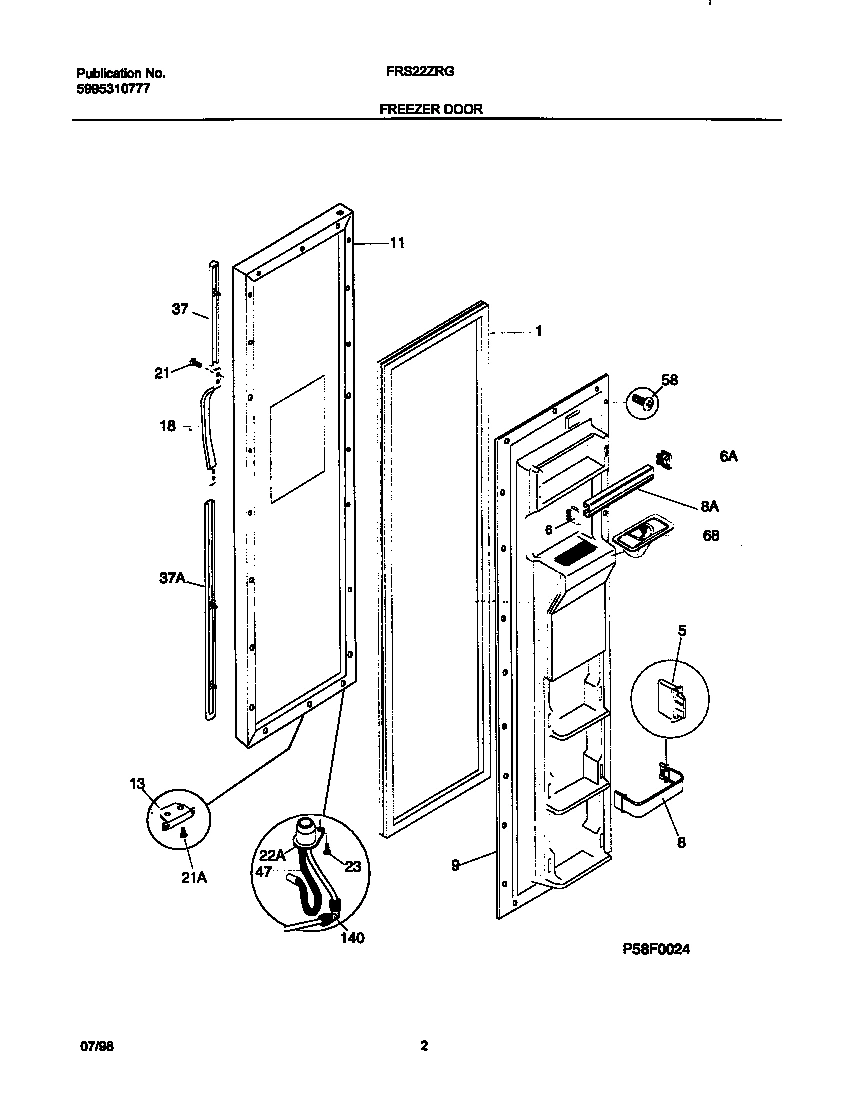 02 - FREEZER DOOR