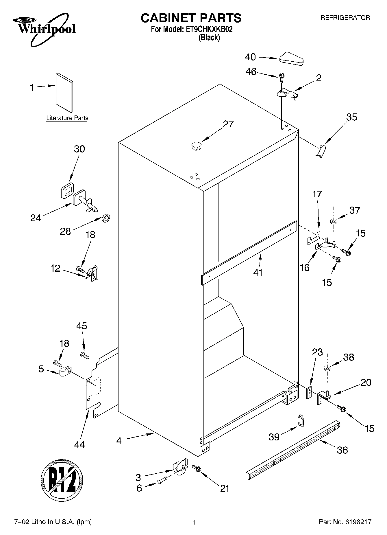 01 - CABINET, LITERATURE