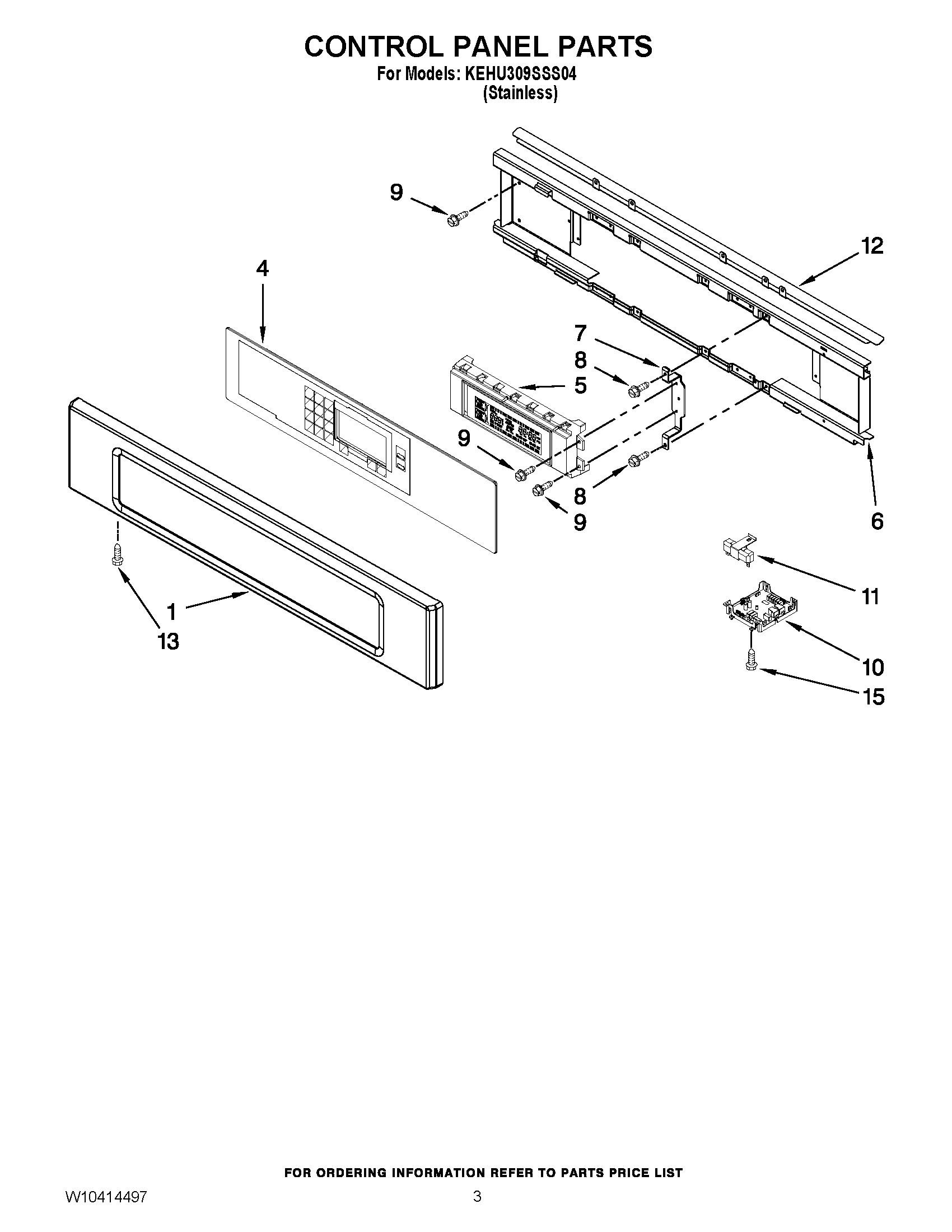 02 - CONTROL PANEL PARTS