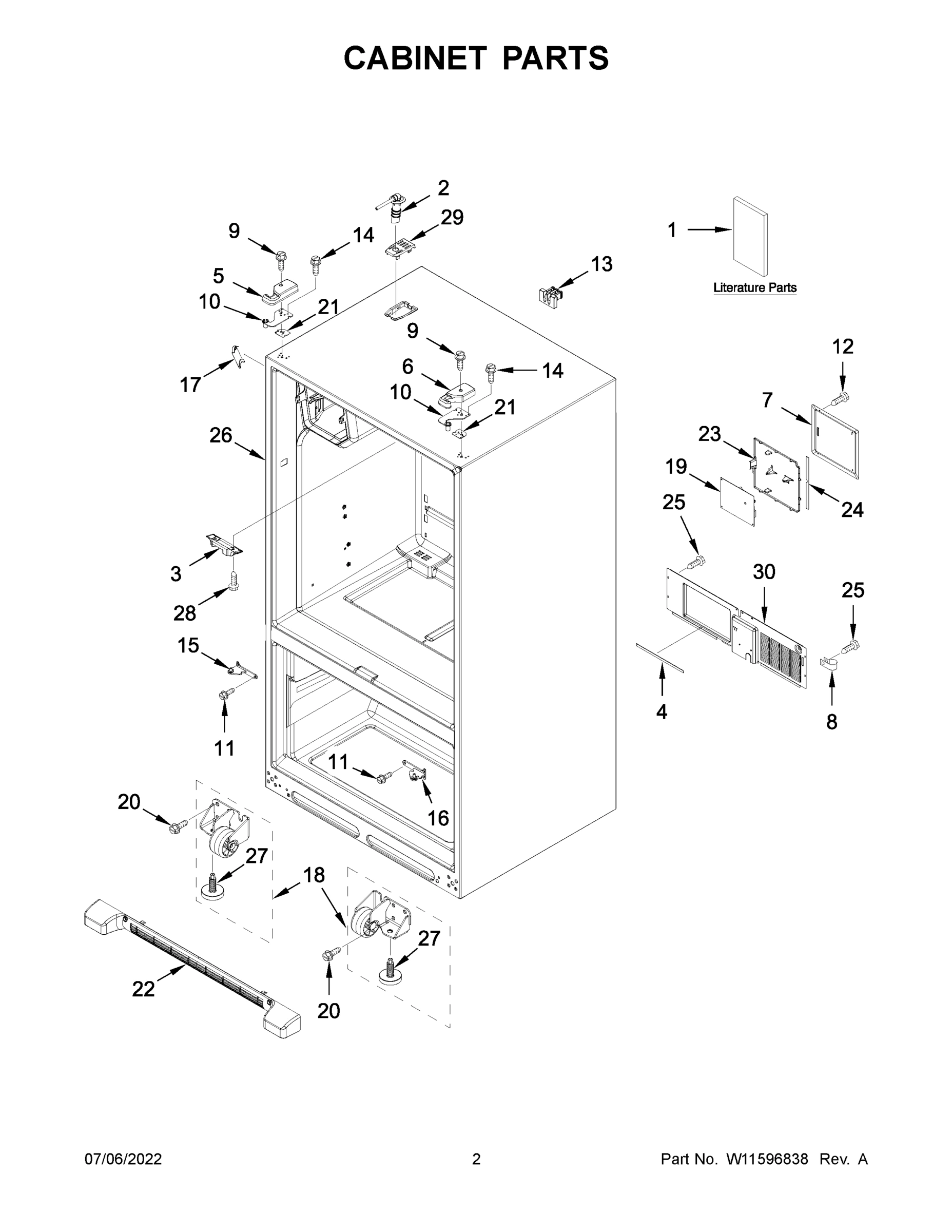 02 - CABINET PARTS