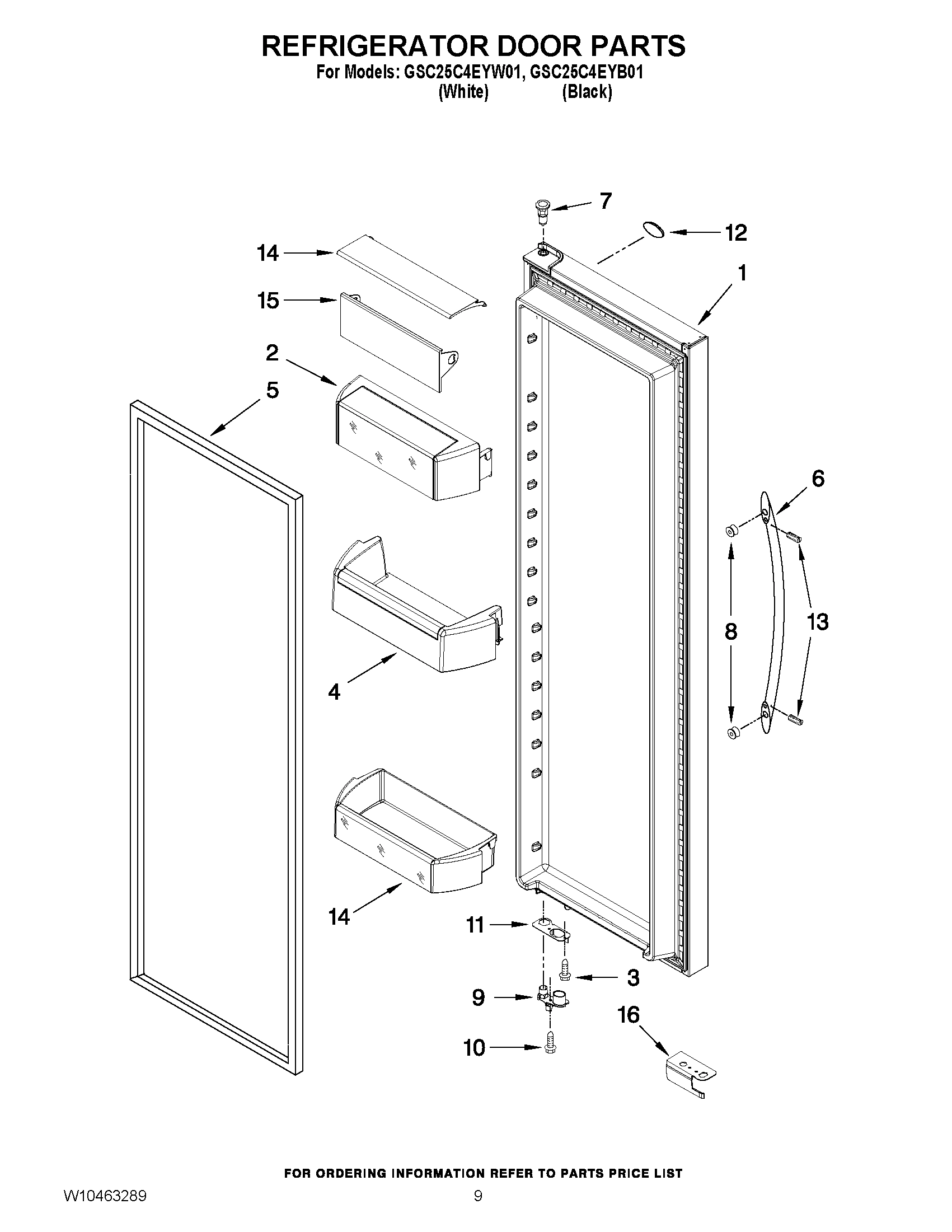 06 - REFRIGERATOR DOOR PARTS