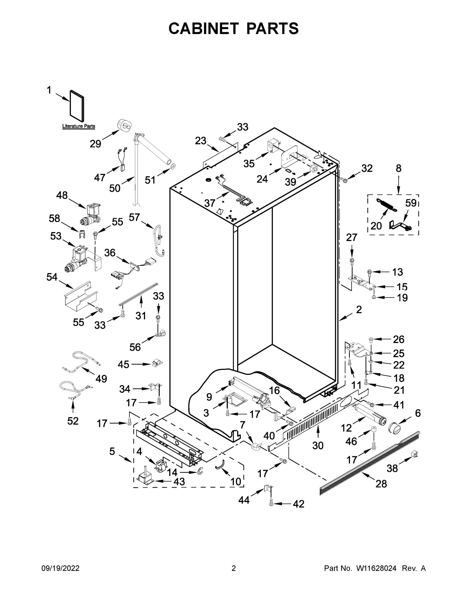 02 - CABINET PARTS