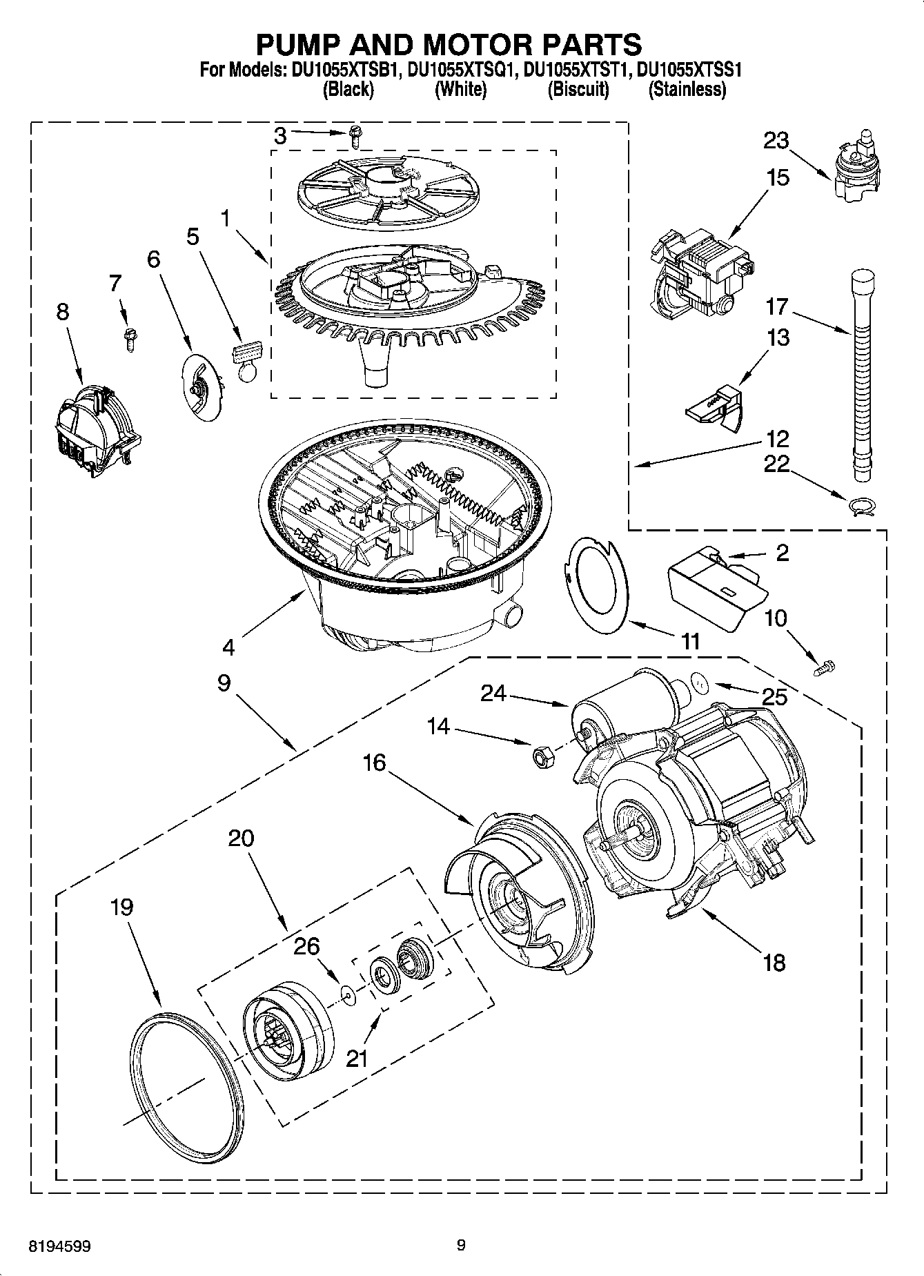 08 - PUMP AND MOTOR PARTS