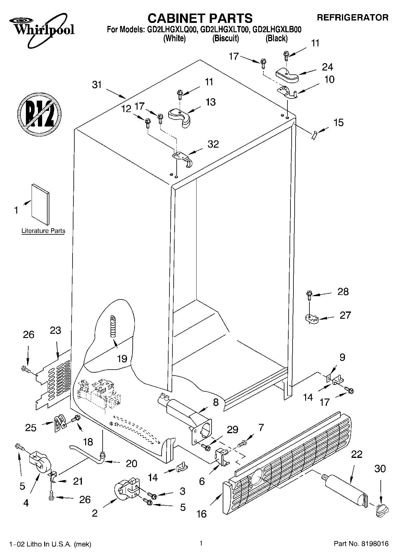 01 - CABINET, LITERATURE