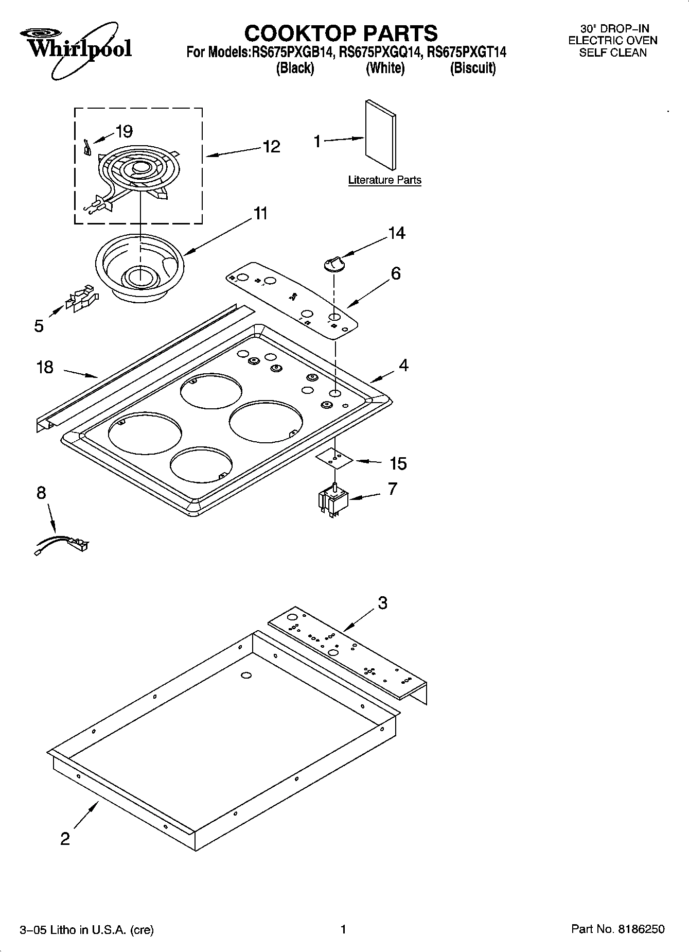 01 - COOKTOP PARTS