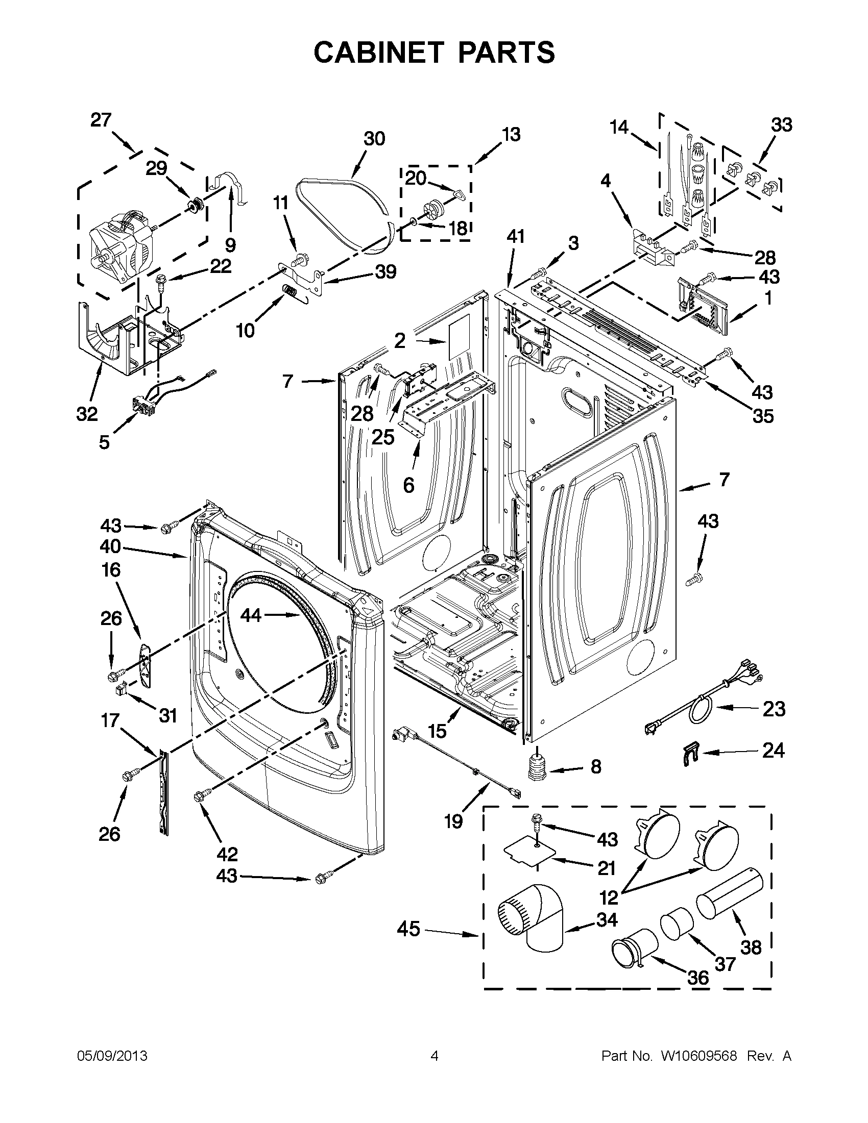 02 - CABINET PARTS
