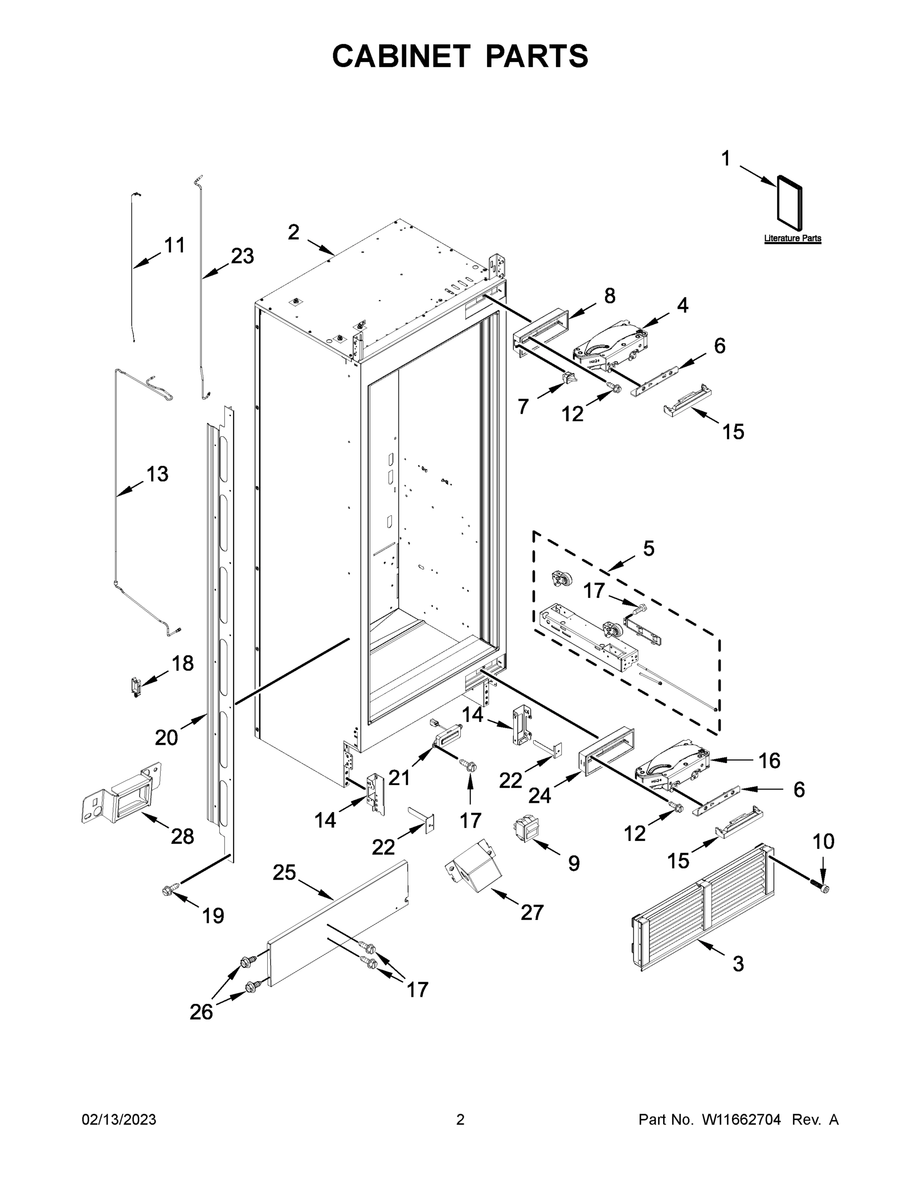 02 - CABINET PARTS