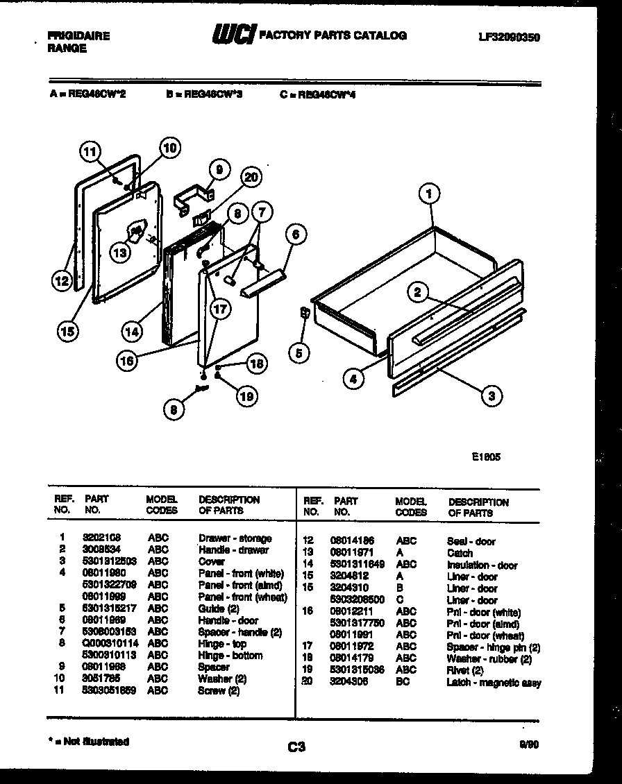 03 - DOOR AND DRAWER PARTS