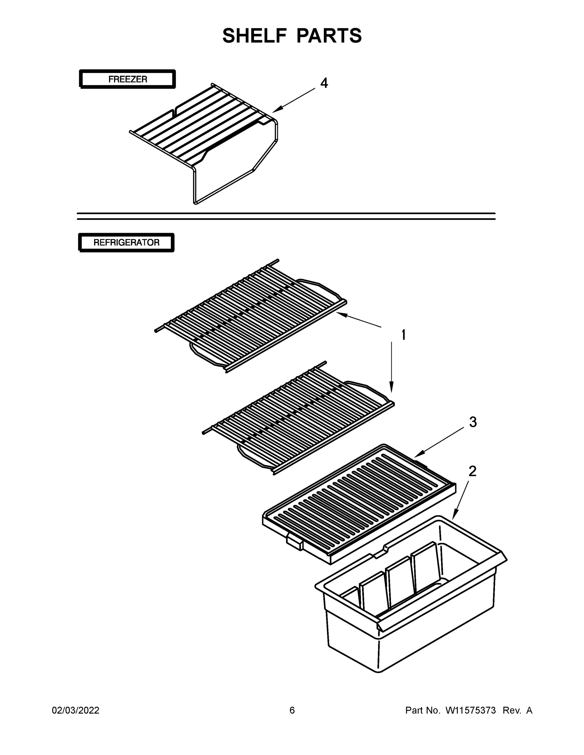 04 - SHELF PARTS