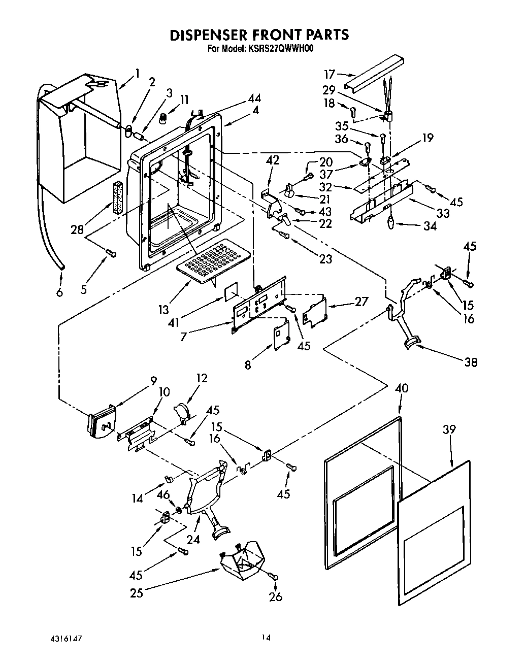 09 - DISPENSER FRONT
