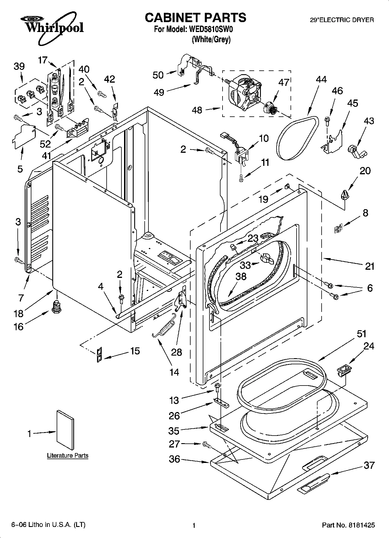 01 - CABINET PARTS