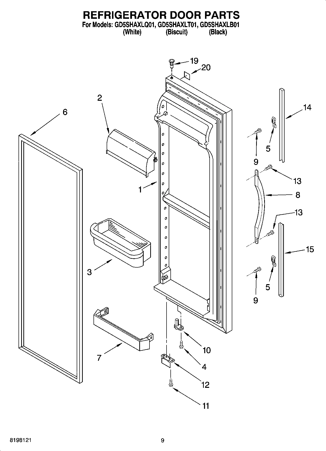 06 - REFRIGERATOR DOOR PARTS