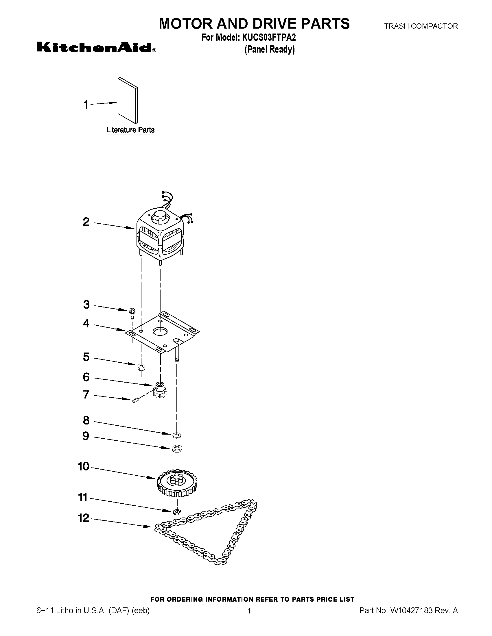 01 - MOTOR AND DRIVE PARTS