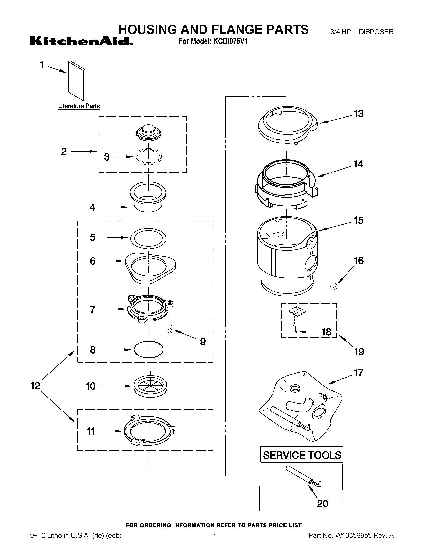 01 - HOUSING AND FLANGE PARTS