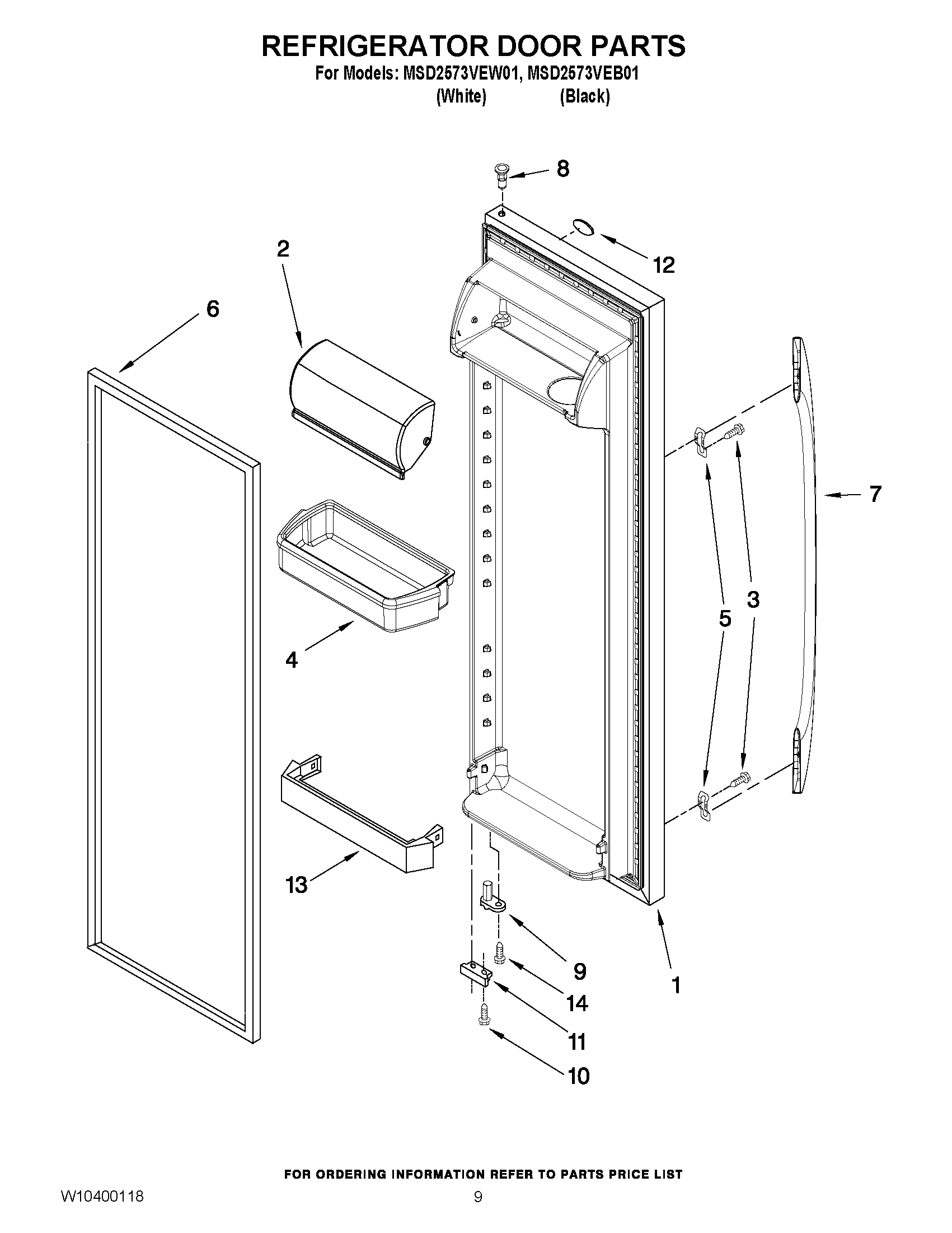 06 - REFRIGERATOR DOOR PARTS